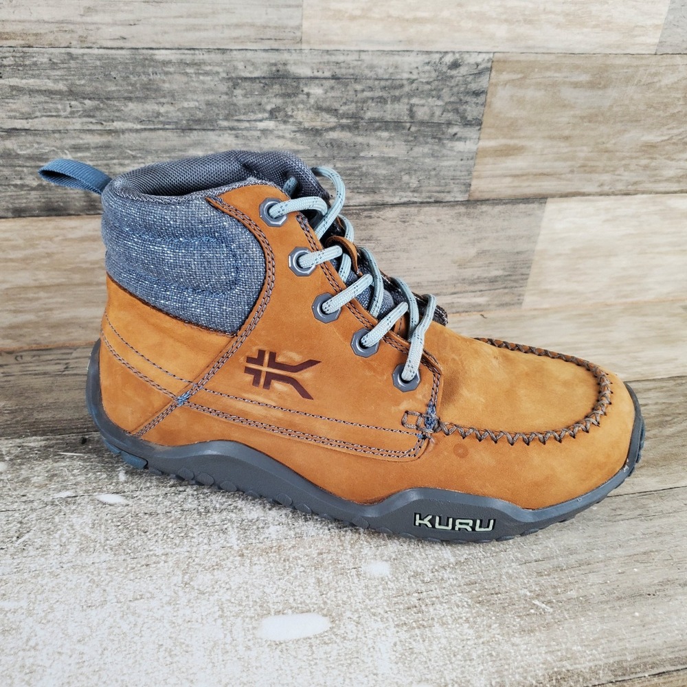 Kuru Quest Womens Hiking Boot Sz 6.5 M Golden Wheat Slate Gray Blue Haze Lace Up